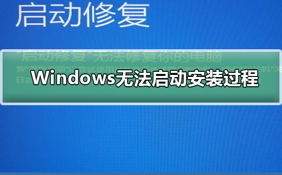 Windows无法启动安装过程是怎么回事?Windows无法启动安装过程的解决方法?