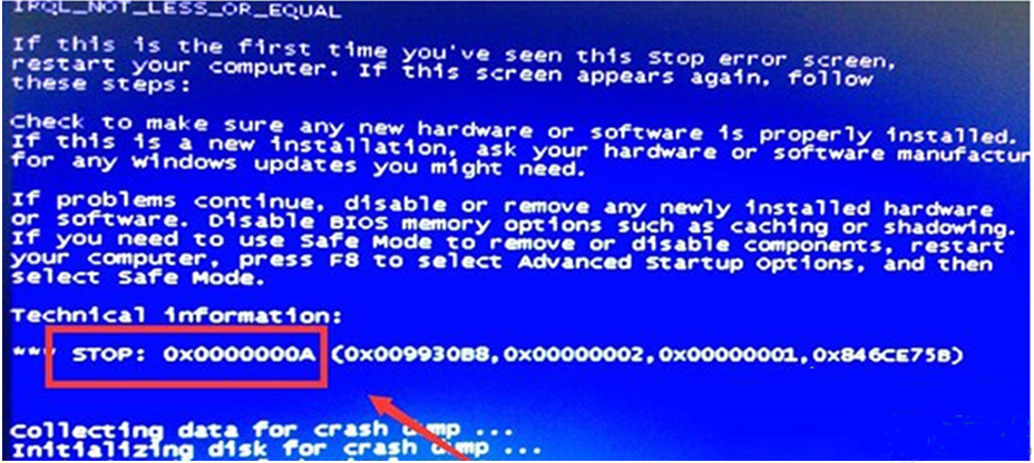 win7系统电脑蓝屏错误代码0x000000a怎么解决？