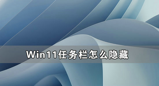 win11任务栏怎么隐藏 win11任务栏隐藏怎么设置 